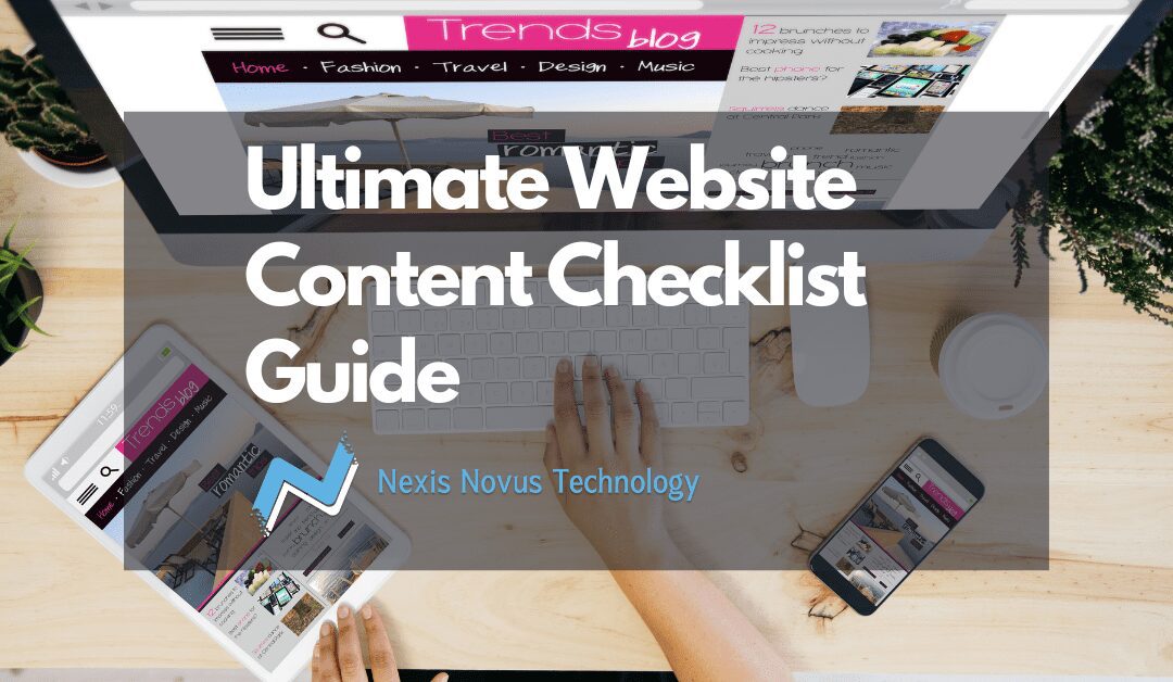 Ultimate Website Content Checklist – Best Practices [2022]