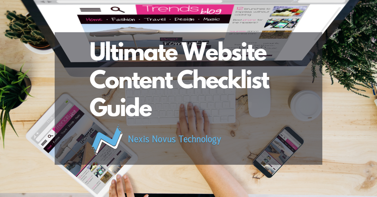 Ultimate Website Content Checklist Guide With Best Practices For Web Developer or For Your Next Company Website Planning